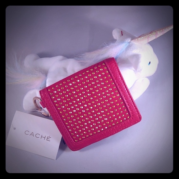 CACHE Handbags - BRAND NEW CACHE RED & GOLD WALLET